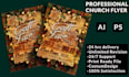 create modern church conferences, programs, events flyer