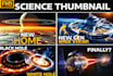 design amazing space science tech and mysterious youtube thumbnail