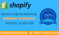 design shopify website redesign shopify store dropshipping website