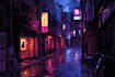 draw anime style illustration with background