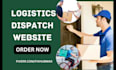design logistics website trucking website cargo website freight dispatch website