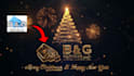 create a royal gold new year logo reveal animation