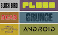 design a custom truetype or opentype font based on your idea
