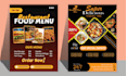 design amazing restaurant menu, food menu, flyer