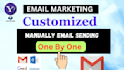 send personalized emails manually one by one