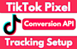 setup tiktok pixel conversion API tracking with google tag  manager