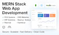 do website development as mern stack developer, full stack, front end ,backend