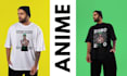 deliver anime tshirt design