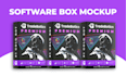 do professional software box mockup and box packaging