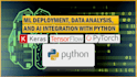 machine learning, deep learning, keras, pytorch projects with python
