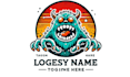 design luxury monster logo