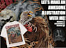 draw a detailed dark art illustration