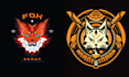design high quality fox violent kitsune logo
