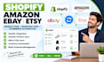 build shopify amazon ebay etsy integration product sync ecommerce automation