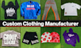 your custom clothing manufacturer, clothing mockup designer