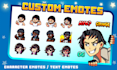 design custom youtube loyalty badges and cute emotes
