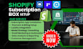 setup shopify subscription box with appstle seal recharge recurpay subscription