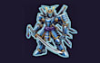 do unique mecha samurai mascot logo with creative concepts