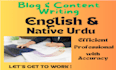 do blogging content writing  translation