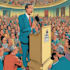 create any current political cartoon