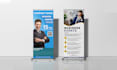 design professional roll up banner,retractable,standee