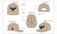 do hat tech pack bframe cap techpack design snapback mockup, beanie tech pack