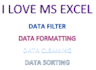 do data cleaning, formatting and filtering in ms excel