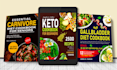 create a unique cookbook cover, a recipe book cover