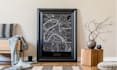 do custom canvas wall art mockup design