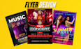 desgin professional flyer, posters