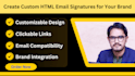 design clickable HTML email signatures for businesses