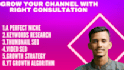 help you achieve youtube growth using the  algorithm and strategies