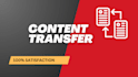 website transfer content website export