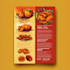 do restaurant menu, food menu and digital menu design
