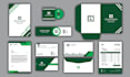 design minimal business cards, logo, and full stationery