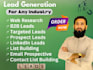 do lead generation, b2b leads, web research, data extraction
