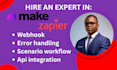 make com automation make com scenerio api integratio zapier integration made com