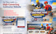 design plumber roofing construction electrician contractor website