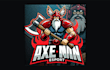 do awesome axe man mascot logo with express delivery