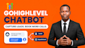 setup gohighlevel ai chatbot go high level voice ai  agent chat bot workflow ghl