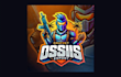 create stunning gradient oasis mascot logo with new concepts