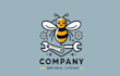 design super simple bee logo  with source file in 12 hours
