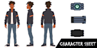 design high quality character designs and reference sheets