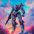 create a mecha robot art of your choice