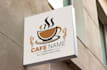 create a professional coffee shop logo design