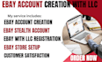 create ebay account with llc ltd ebay account with llc registration