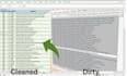 clean, merge, split  exel data