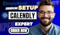 set up online calendly appointment booking on  simplybook me, acuity scheduling
