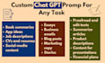 write custom chat gpt prompt for blog post, essay, assignment and email writing