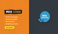 develop wix website using wix velo, wix code, wix website design, wix velo code